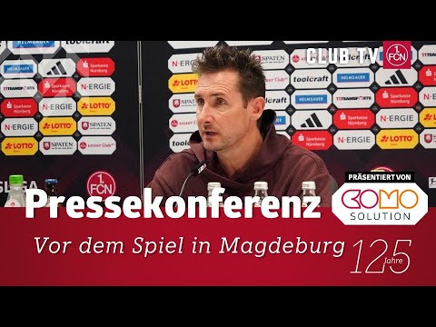 RE-LIVE: Die PK mit Miro Klose vor dem Spiel gegen Magdeburg