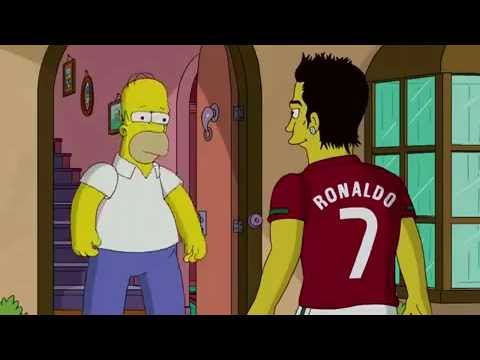Cristiano Ronaldo on The Simpsons