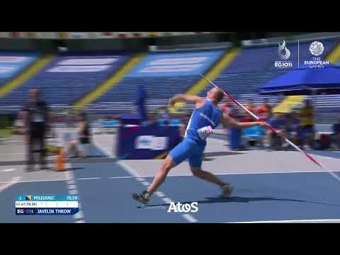 OK BiH | Dejan Mileusnić | bacanje koplja | Evropsko atletsko timsko prvenstvo | Evropske igre 2023