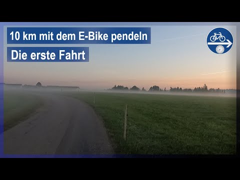 10 km mit dem E-Bike pendeln 1. Fahrt