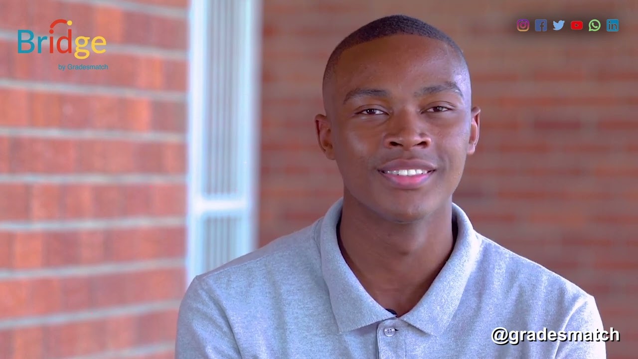 Bridge student: Emmanuel Gafane - Bachelor of Medicine & Surgery (Walter Sisulu University)