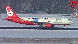 *Discover America* - Air Berlin Airbus A320 [D-ABNB] @ Germany, Berlin-Tegel 29.12.14