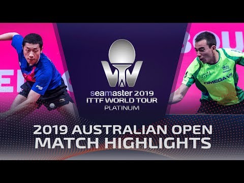 Xu Xin vs Hugo Calderano | 2019 ITTF Australian Open Highlights (1/4)