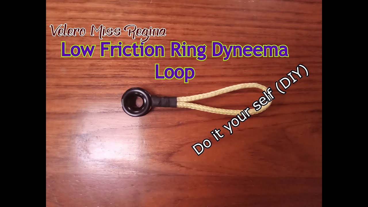 Low Friction Ring with Dyneema Loop. How to Splice (DIY)