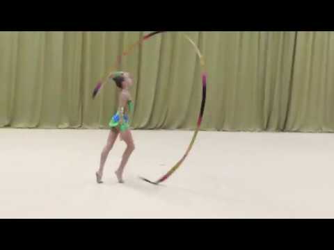 Valentirova Anastasiia Dnipro region Championship 10.2017 Ribbon