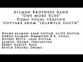 Allman Brothers Band; One More Ride with vocal