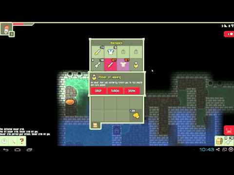 Pixel Dungeon - Season 1 - 001 - A Warrior in the Sewers - YouTube