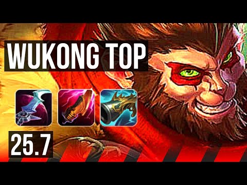 WUKONG vs MORDEKAISER (TOP) | 44k DMG, 12/3/6, Godlike | EUW Diamond | 25.7