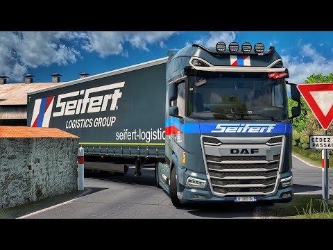 Driving Through Narrow Twisty Mountain Roads | #ets2