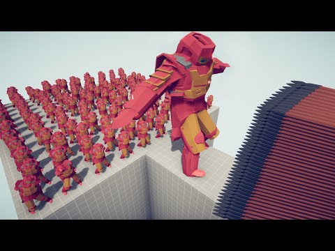 100x HULKBUSTER + GIANT vs EVERY GOD | Totally Accurate Battle Simulator TABS