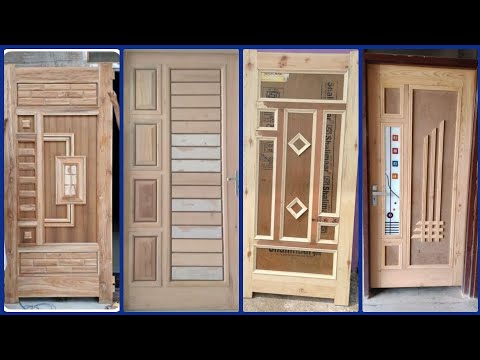 Interior wooden panel door, for apartment