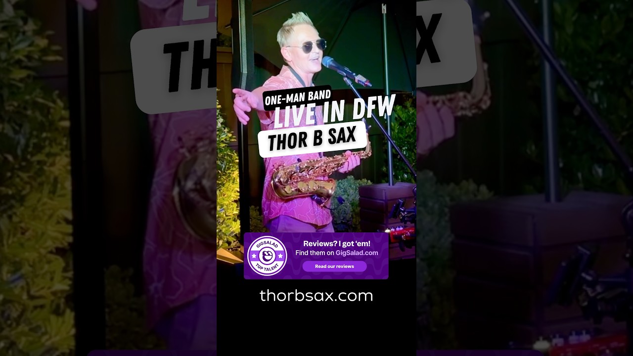 Promotional video thumbnail 1 for Thor B Sax One-Man Band