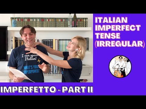 Italian Language Imperfect Tense Part II Irregular Verbs 