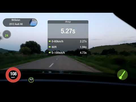 Audi A6 2012 Drag Race simulation