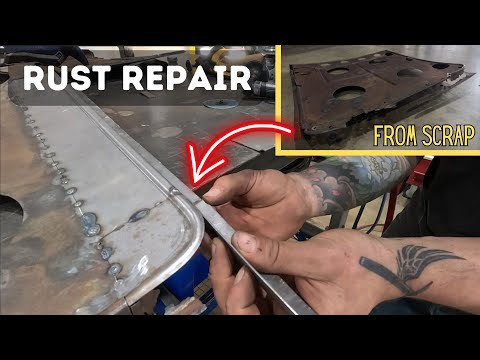 How To Make Rust Repair Panels Step By Step - Metal Shaping Shrink Stretch Profile Dies