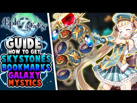 (2020) HOW TO GET SKYSTONES (BOOKMARKS + GALAXY + MYSTICS) IN EPIC SEVEN!