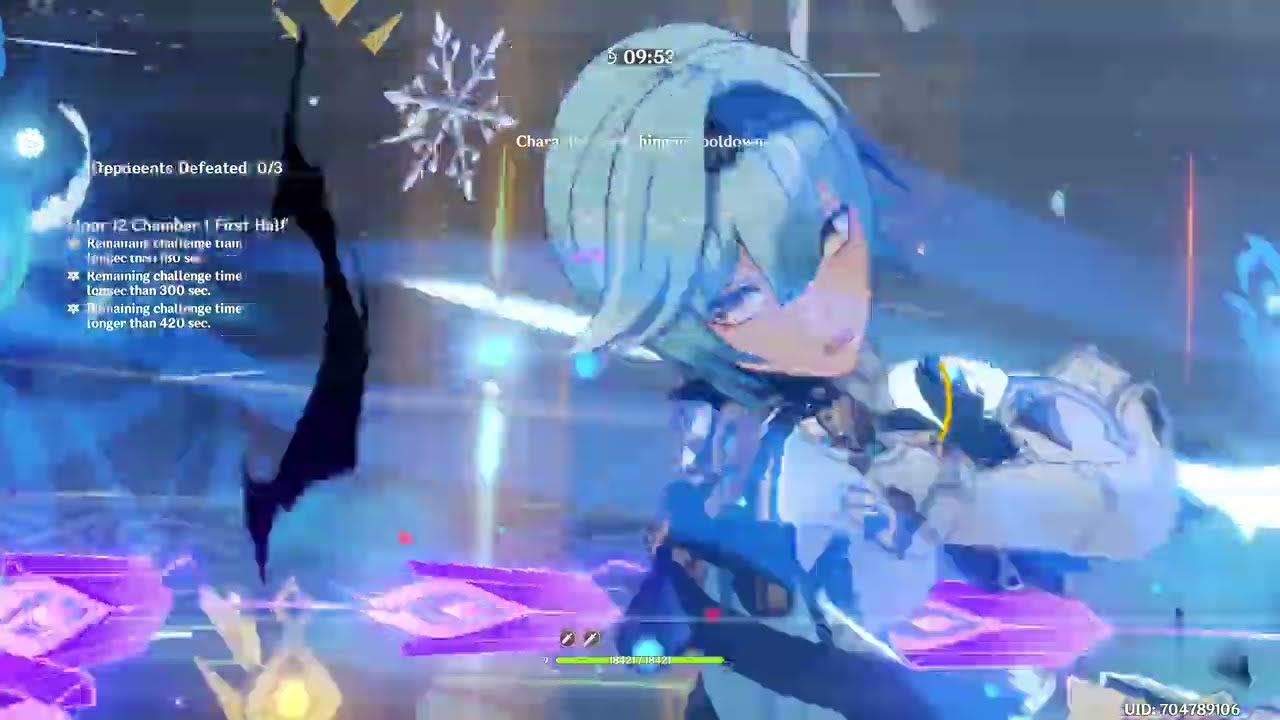 Eula Hyperbloom rotation showcase