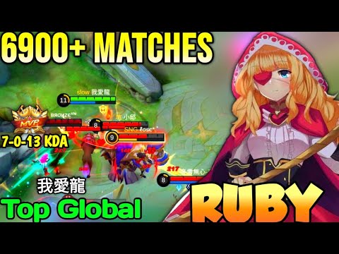 RUBY BEST BUILD IN 2022 | TOP GLOBAL RUBY 我愛龍 - MOBILE LEGENDS