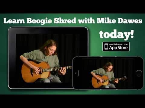 Learn Boogie Shred with Mike Dawes - App available now for iPhone, iPad and other Apple devices