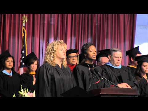 National Anthem for Burlington County College Graduation Commencement 2013