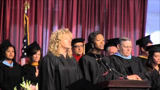 National Anthem for Burlington County College Graduation Commencement 2013