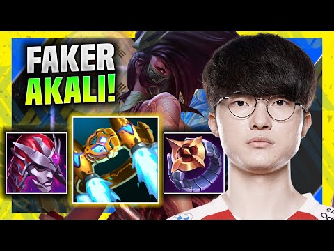 FAKER CHILLING WITH AKALI! - T1 Faker Plays Akali Mid vs Ryze! | Season 11