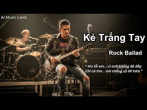 Kẻ Trắng Tay – Khi Tình Yêu Không Đủ Giữ Em Ở Lại | Rock Ballad Lyrics Video