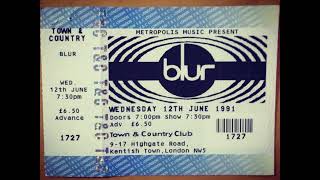 Blur - Live at Town &amp; Country Club, London. 12th June 1991 (Audience Audio + Video Recording)