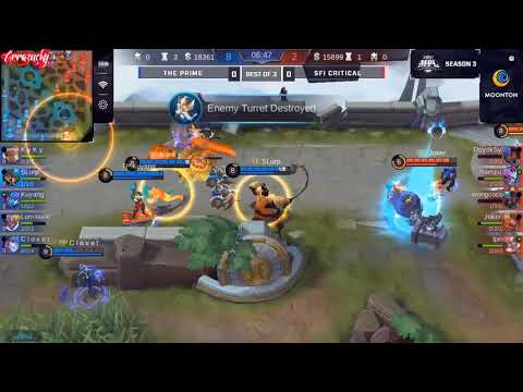 The Prime Esports vs SFI Critical   MPL ID Season 3 Qualifier Finals Day 1   Match 1