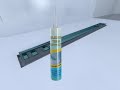Douchegoot Express'eau gestreept 800mm | video 1