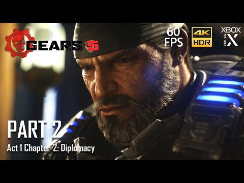 Gears 5: Act 1 Chapter 2 | Diplomacy | Xbox Series X | 4K HDR 60FPS | Part 2