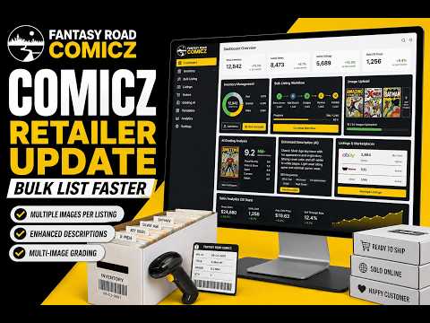 Fantasy Road Comicz Retailer Tool Tutorial | Bulk List Comics to eBay Faster (2026 Update)