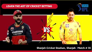 IPL 2021 | Chennai Super Kings V Royal Challengers Bangalore | Match # 35 | Cricket Betting Tips