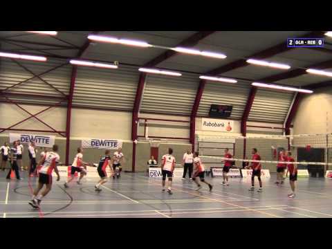 Volleybal Heren Nationale Beker 2e ronde: De Witte Olhaco H1 - Auto van Oort/Rebelle H1 [18-10-2014]