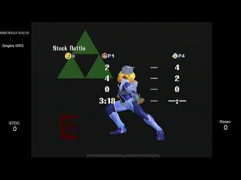 MMOM164 SSBM - STOC (Ice Climbers) vs. Rasen (Sheik) - Melee WR3