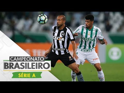 Melhores Momentos - Gols de Botafogo 1 x 2 Palmeiras - Campeonato Brasileiro (02/08/2017)