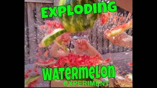 Will the Watermelon Explode? Kids Science Experiment