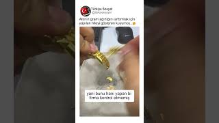Altında Unutulan Gram Dolandırıcılığını Gösteren Kuyumcu..🤔