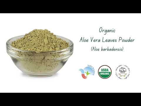 Organic Aloe Vera Leaves Powder