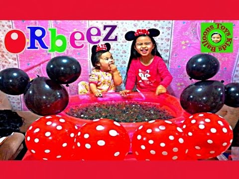 ORBEEZ Galore Super Fun Pool Disney Junior Mickey Mouse Clubhouse Surprise Toys Kids Balloons Toys Video