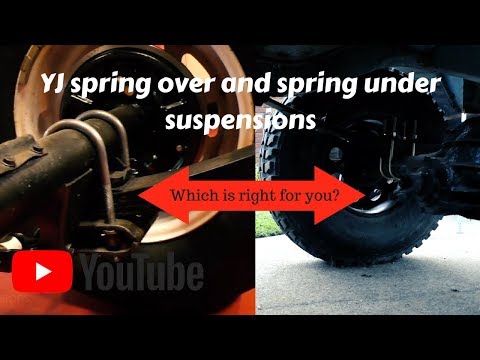 Shop Talk: Spring over vs Spring under??