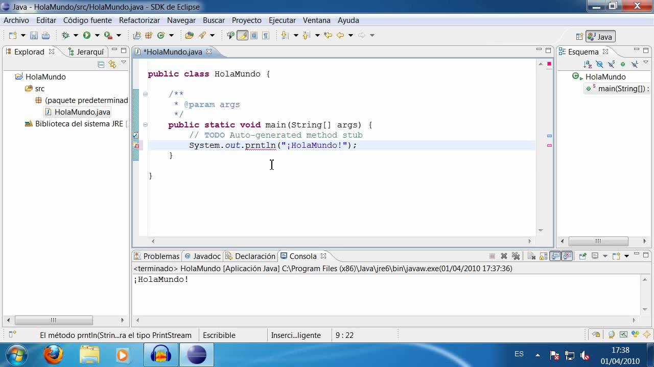Laboratorio número 8. Programación en Java (y II)