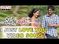 I Just Love You Baby Song || Prema Katha Chitram Video Songs || Sudheer Babu, Nanditha