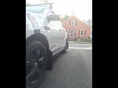 Rally Armor Universal mud flaps installation