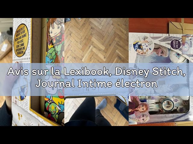 Vídeo relacionado con LEXIBOOK, Disney Stitch, Diario electrónico Stitch con bolígrafo y libreta incluidos, Interactivo, Protegido con contraseña, características Divertidas, Efectos de Sonido, Azul, SD50D