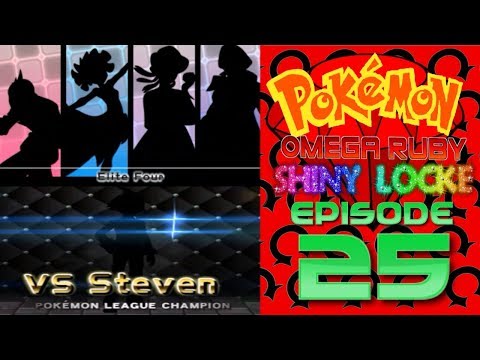 Pokémon Omega Ruby Shiny Locke - Episode #25 "E4 CHAMP GAUNTLET"