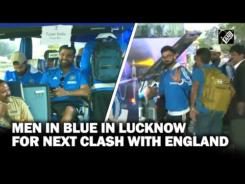 ICC WC 2023: Indian Cricket Team arrives in Lucknow for upcoming high-voltage clash with England