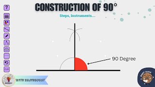 How to Construct a 90° Angle