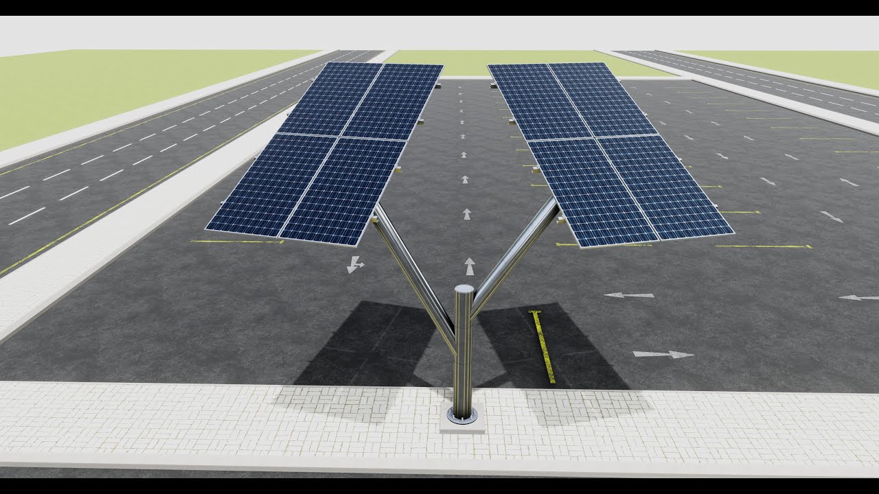 ДЕРЕВО СОНЯЧНОЇ ЕНЕРГІЇ 3D Модель