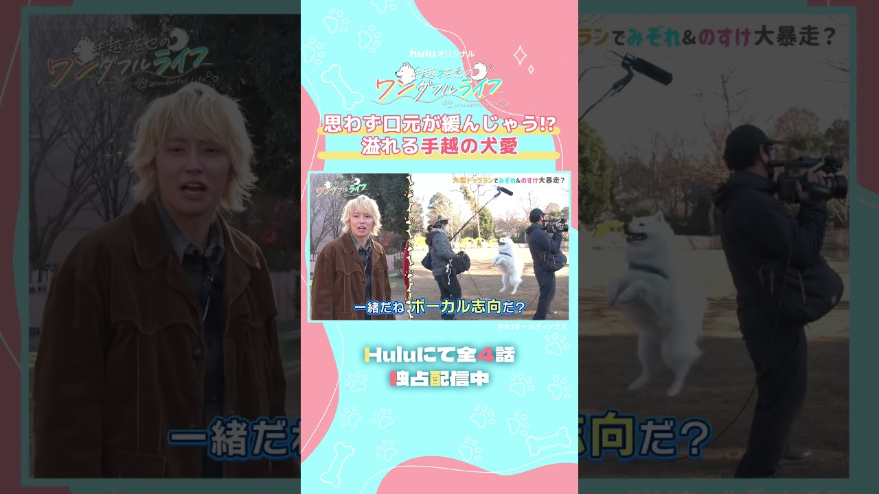 ワンコ大好きな手越くん ｜「手越祐也のワンダフルライフ」独占配信中